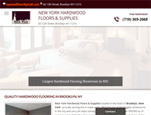 Tablet Screenshot of nywoodfloor.com